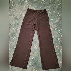 Nike Dri-Fit Womens Black Yoga Wide Leg Leggings Size Medium